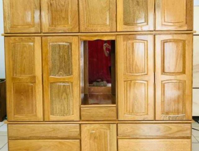 GUARDA-ROUPA 5PORTAS CAPELA LISO CEREJEIRA